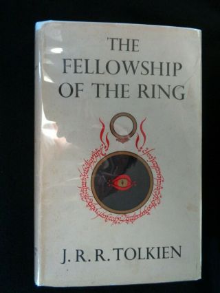 RARE 1954 1st ED - The Fellowship Of The Ring - Tolkien - Hobbit,  Lord Of Rings 2