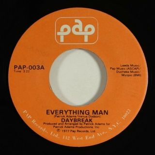 Daybreak " Everything Man/i Need Love " Ultra Rare 70s Soul 45 Pap Mp3