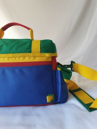 UCB United Colors of Benetton Camera Bag 90s Vintage Rare Large Colour block 4