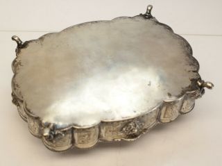 Valle & Gandini Italian Sterling Silver & Agate Large Table Box,  circa 1940 4