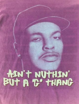 VTG Dr Dre Death Row Records T Shirt 90s Rap T Hip Hop Music Concert Tour Mens L 3