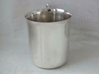 Smart Solid Sterling Silver Pint Beer Mug/ Tankard 1942/ H 9.  8 cm/ 263 g 4