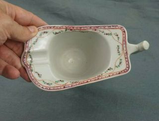 18th c Antique Chinese Export Famile Rose Porcelain Helmet Pitcher 7