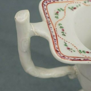 18th c Antique Chinese Export Famile Rose Porcelain Helmet Pitcher 8