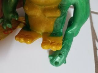 Rare With Tag 1966 Russ Berrie Oily Jiggler The Swinger Caveman Green & Yellow 8