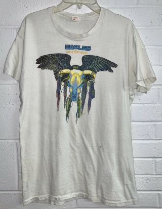 Vintage Eagles 1975 One Of These Nights Concert Tour T - Shirt S/m Rock Folk Rare