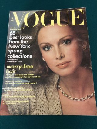 11 1974 Vintage Vogue Magazines Cher Lauren Beverly Johnson 2