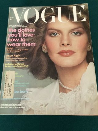 11 1974 Vintage Vogue Magazines Cher Lauren Beverly Johnson 6