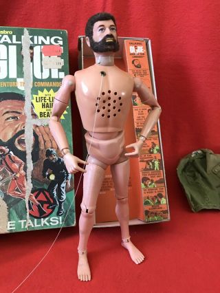 Vintage 1970 ' s 12” G.  I.  Joe Adventure Team Talking Commander 7
