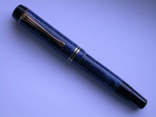 Vintage Montblanc 334 ½ Azurite Blue Fountain Pen