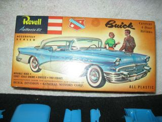 Vintage Revell 1956 Buick Century 1/32 Scale Started Kit H - 1203 - 6