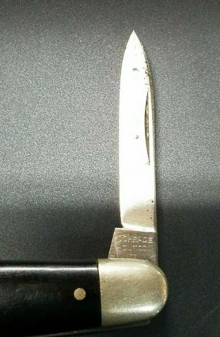 Vtg.  Schrade Cut Co.  Walden NY 2 Blade Pocket Knife 6