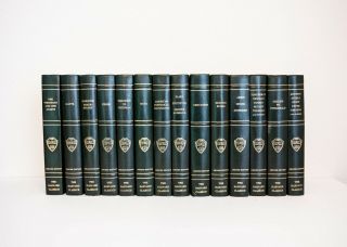 Vintage 1910 The Harvard Classics By P.  F.  Collier And Son Set Of 14 Books