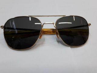 Vintage American Optical Aviator Sunglasses 5 1/2