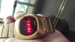 Birks Vintage Digital Led Watch With 24hr Time