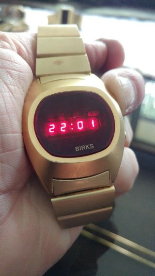 Birks Vintage digital Led Watch with 24hr time 3