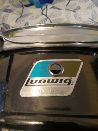 Vintage Ludwig Black Beauty Snare 6.  5 By 14