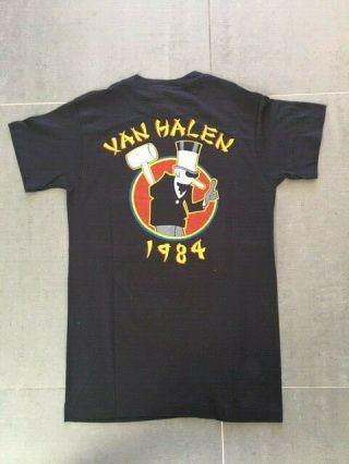 Van Halen vintage tour of the world shirt 1984 Ched.  Rock,  metal,  rare. 3