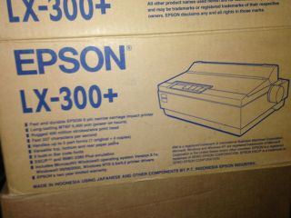 Epson Printer: Lx - 300,  Series Dot Matrix [vintage]