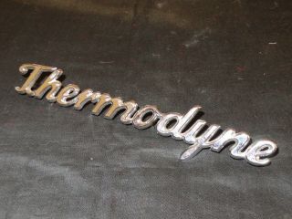 Vintage Mack Trucks Thermodyne 8” Cast Aluminum Emblem Old Stock