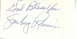 Smokey Robinson Signed Autographed 2.  5x4 Vintage Album Page Beckett Bas