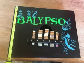 Vintage Balypso Calypso Rumba Box Marímbula Musical Instrument