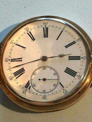Antique Russian Imperial Gold Pocket Watch by Pavel Bure (Paul Buhre),  circa 189 9