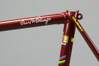 RESTORED - COLNAGO PISTA TRACK 55X56 VINTAGE FRAME BIKE FCI VELODROME 3