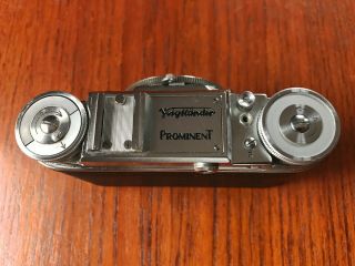 Voigtlander Prominent vintage 35mm film camera with 3 lenses,  cond 2