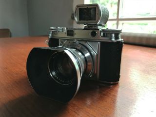Voigtlander Prominent vintage 35mm film camera with 3 lenses,  cond 9