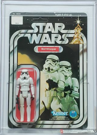 Star Wars 12 Back - A Stormtrooper Sku Afa 80,  (85/85/80) Unpunched Rare Moc
