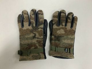 Vintage King Of The Mountain Wool/deerskin Fleece Lined Xl Gloves