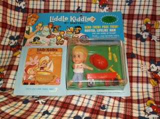 Vintage Mattel Liddle Kiddle Howard Biff Boodle Doll Set Moc 1965