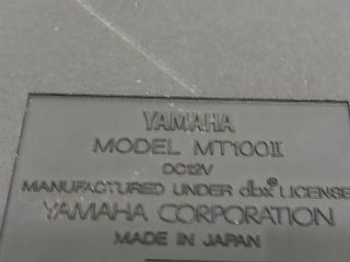 Vintage Yamaha MT100 II Multitrack 4 - Track Cassette Recorder, 8