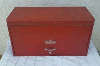 Vintage PROTO Tools Flying Lady 6 drawer Tool Box Tool Chest no.  9997 USA 11