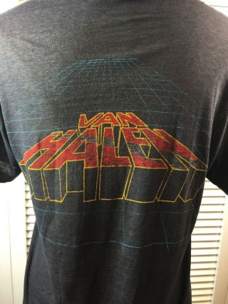 Vintage 1982 Van Halen Concert Tour Tee 80’s Rock T Shirt Size Medium 6