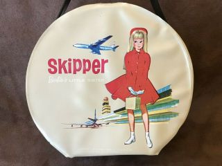 1964 Extremely Rare Skipper Hat Box Travel Bag Doll Case 2