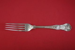 Coburg By Francis Higgins Iii English Sterling Silver Dinner Fork C.  1902 8 1/2 "