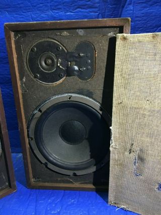 Vintage Acoustic Research AR7 Speakers Suspension Loudspeaker System 2