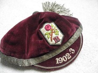 Vintage Sports Lancashire Football/rugby/cricket? Cap 1902/03