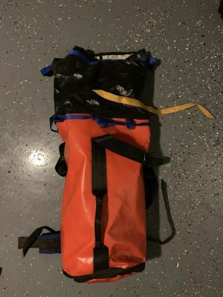 Vintage -.  North Face Astropack Haul Bag.  Classic Orange.