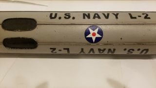 Antique US Navy Goodyear Blimp Airship Tin Toy 5