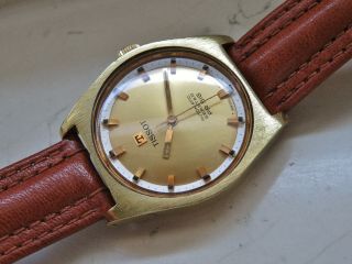 Vintage Tissot Seastar - PR 516 automatic men ' s watch,  steel - gold,  runs, 2