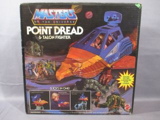 He - Man " Point Dread & Talon Fighter " Masters Of The Universe 1982 Vintage