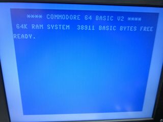 Vintage Commodore 64 Keyboard Computer refurbish,  with power supply 3