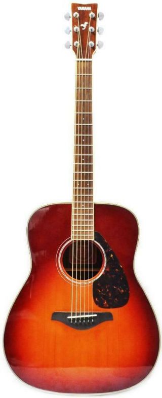 Yamaha Fg - 730s Spruce Top Vintage Cherry Sunburst Dreadnought Acoustic Guitar