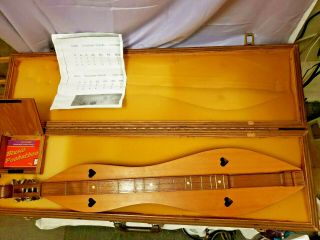 Hughes Dulcimer W Hard Case Handcrafted Vintage 10/13/1982