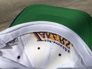 NWT Vintage 90 ' s Sports Specialties Los Angeles Lakers Snapback Hat Cap NBA 5
