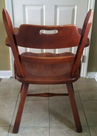 Vintage Cushman Colonial Creations Crown Back Arm Chair (4 - 125A) 2