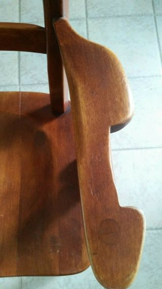 Vintage Cushman Colonial Creations Crown Back Arm Chair (4 - 125A) 8